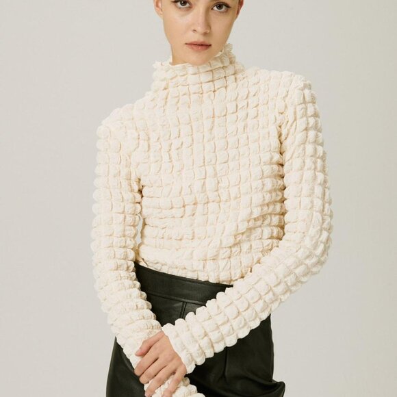 Storets Eloise Mock Neck S/M - Picture 1 of 16